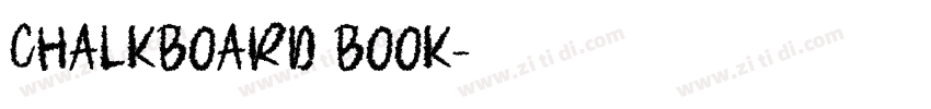 chalkboard Book字体转换